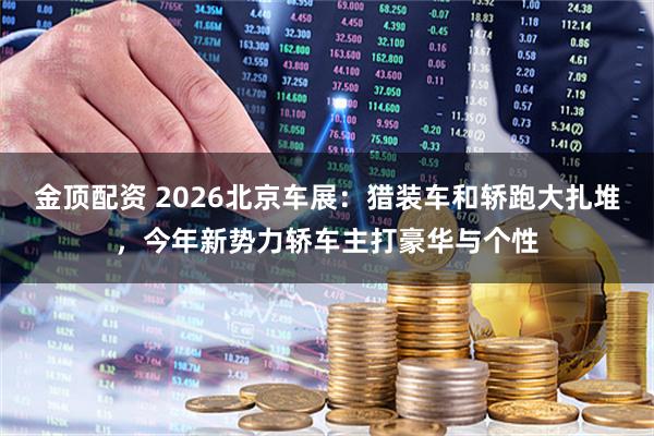 金顶配资 2026北京车展：猎装车和轿跑大扎堆，今年新势力轿车主打豪华与个性